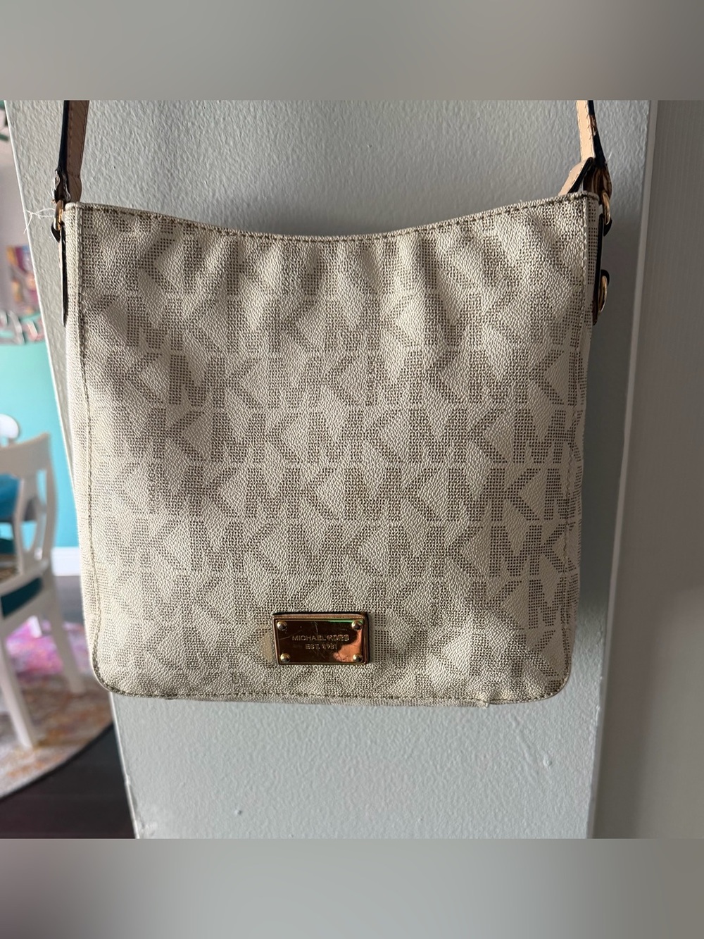 Michael Kors Crossbody MJ Logo Handbag with Extra strap